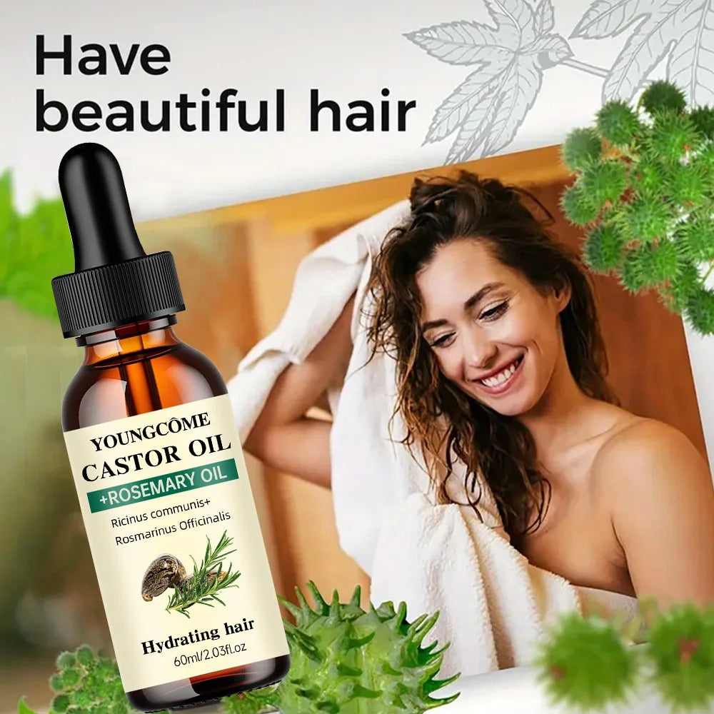Mix Castor Oil and Rosemary Oil