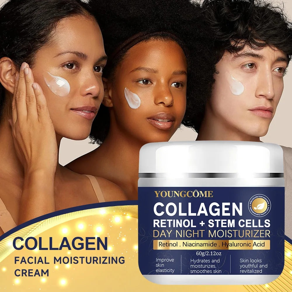 Neck & Face Night Cream Set with Retinol & Collagen