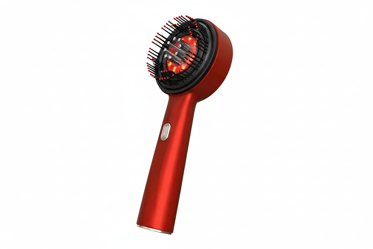 Electric Scalp Massage Comb · Red Light Care